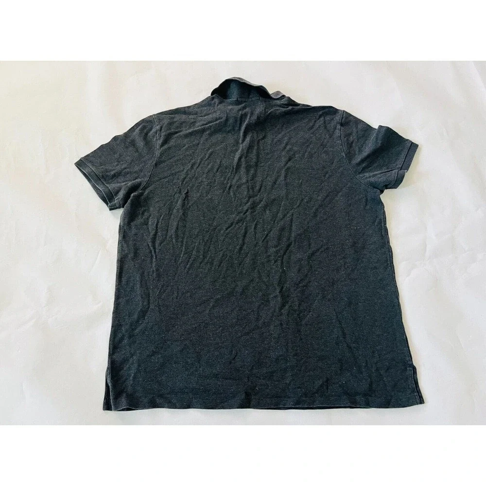 Ralph Lauren Mens Polo Shirt Emboidered Logo Short Sleeve Black Size XL